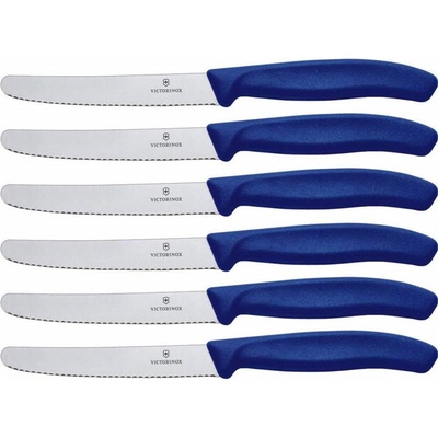 Victorinox Nůž na rajčata modrý sada 6 ks