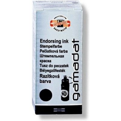 Koh-i-noor Razítková barva Gamadat černá 20 g – Zbozi.Blesk.cz