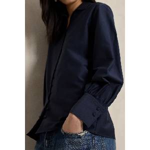 Ralph Lauren риза дамска с добавена коприна (211B17605)