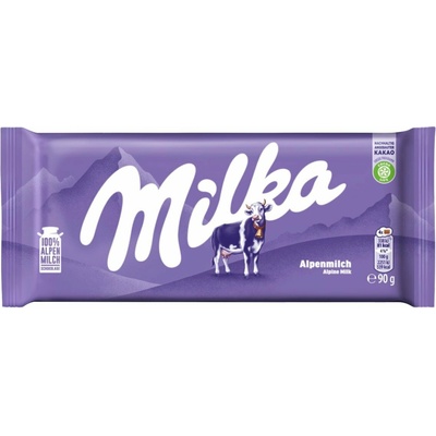 Mliečna čokoláda Milka 90 g