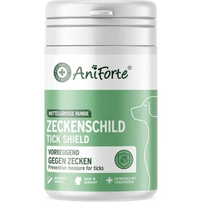AniForte Kapsle ZeckenShield pro psy ochrana před klíšťaty 60 kapslí Střední 10-35 kg
