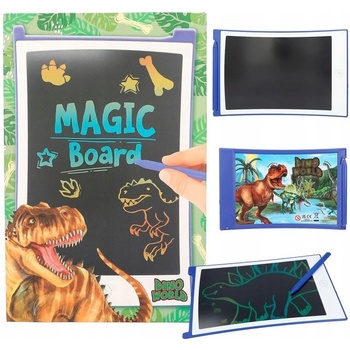 Magická tabuľka Dino World Mazacia tabuľka a pero