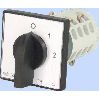 Elektromet Vačkový spínač 0-1-2 3P 16A IP65 s krytkou Arc E16-32 951631