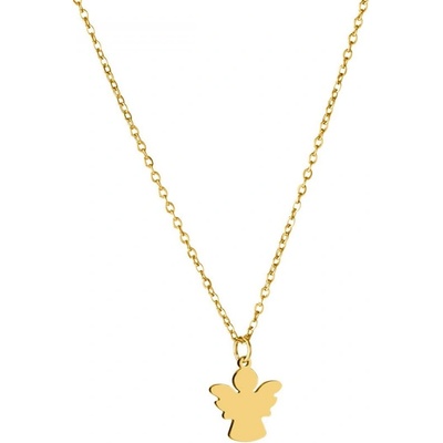 Bellita Златисто дамско колие с ангелче Bellita (BLT-NJ-2261-G_)