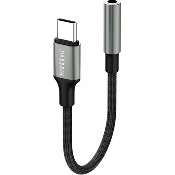 Earldom Преходник Earldom ET-OT77, Type-C към 3.5мм (F), Черен - 40364