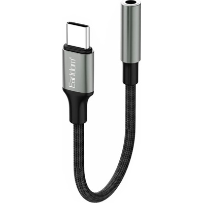 Earldom Преходник Earldom ET-OT77, Type-C към 3.5мм (F), Черен - 40364