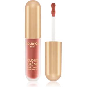 Bourjois Cloud Crème Velvet Matte ултра матиращо течно червило цвят 06 Passion Peach 3.1ml