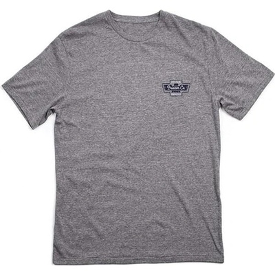 Brixton Federal Prem Tee Heather Grey HTGRY