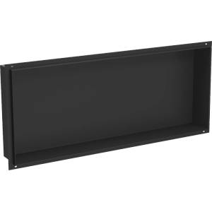 Mexen X-Wall-NR вградена лавица без фланец 75 x 30 см, черна - 1971753010 (1971753010)