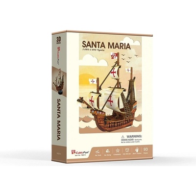 HM Studio 3D puzzle Santa Maria 93 ks