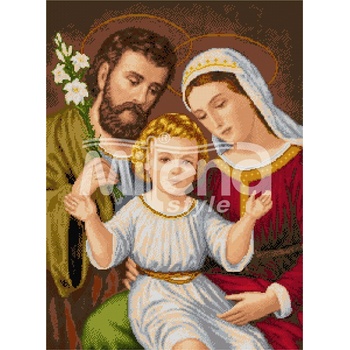 Milena Style Светото семейство - гоблен със схема конци dmc 1: 1