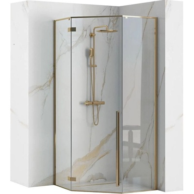 REA Sprchovací kút DIAMOND 90x90 - zlatá
