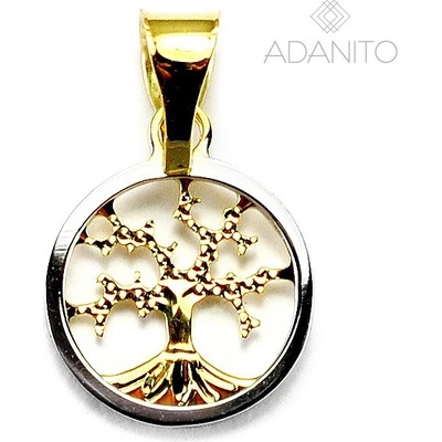 Adanito BRP0417GS Zlatý prívesok strom života