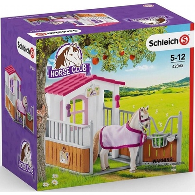 Schleich 42368 Stajňa s kobylou Lusitano