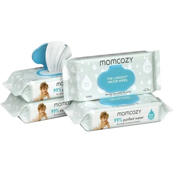 Momcozy Мокри кърпички с физиологичен разтвор Momcozy - 60 броя (799787260720)