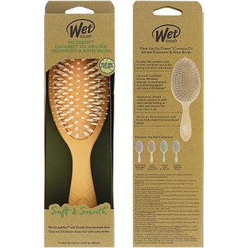 Wet Brush Go Green Treatment And Shine kefa na lesk a hebkosť vlasov Coconut Oil