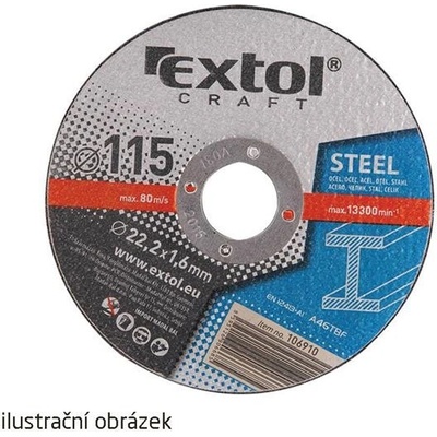 EXTOL CRAFT 106930 Kotouče řezné na kov 5ks 150x1,6x22,2mm