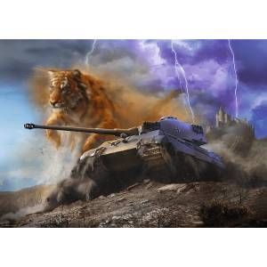 Trefl - Puzzle World of Tanks: Tiger II - 1 000 piese