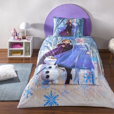 TAC Детски спален комплект ранфорс frozen winter