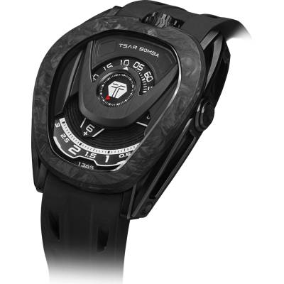 Tsar Bomba Мъжки часовник TSAR BOMBA Pulse Reactor-Interchangeable Automatic Carbon Fiber Black (ELY8213FB)