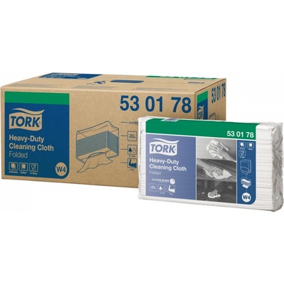 Tork Heavy-Duty W4 čisticí utěrka bílá skládaná 530178 1 balení 100 ks