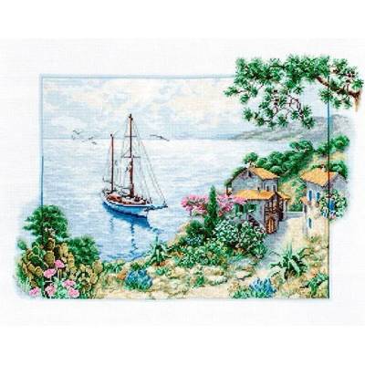 Luca-S Морски пейзаж - гоблен със схема b2343