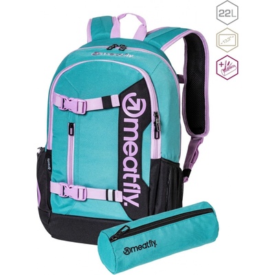 Meatfly Basejumper Green Moss/Black 22 l