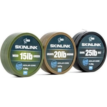 Kevin Nash šnúra SkinLink Semi Stiff 25lb 10m gravel hnědá