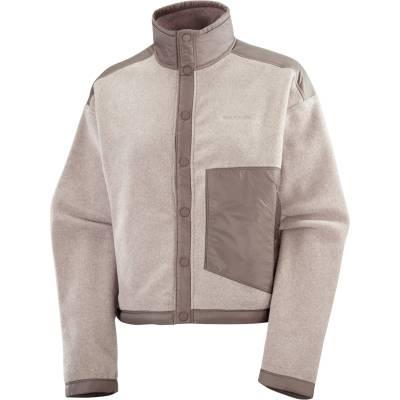 Salomon Дамски поларен пуловер Salomon Women's Chroma Fleece Cardigan Fleece jumper - Etherea - размер XL (105-6916-0114)