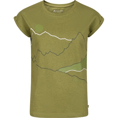 ALPINE PRO Дамска тениска от неизмачкващ се материал ALPINE PRO NOGERA green oasis вариант pa ALPINE PRO | Zelen | ЖЕНИ | XS