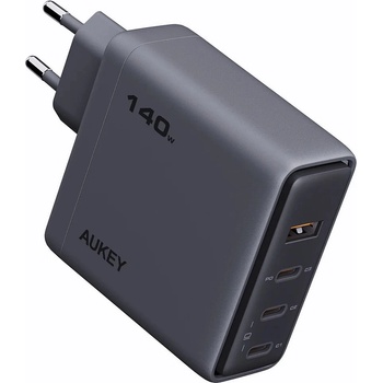 AUKEY Comet Mix 4 140W PD 4-Port GaN Wall Charger with PPS for Laptop & Mobile (K-PA-C6)