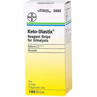 Keto-Diastix PRÚŽKY TESTOVACIE MOČOVÉ test.prúžky 1 bal