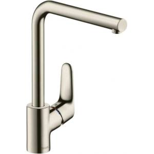 Hansgrohe Кухненски смесител Hansgrohe Focus M41 280, едноръкохватков, с 1 струя, матиран хром (31817800)