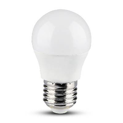 V-TAC WiFi LED žárovka E27, G45, 4.5W, 300lm, Amazon Alexa, Google Home, RGB+WW+CW