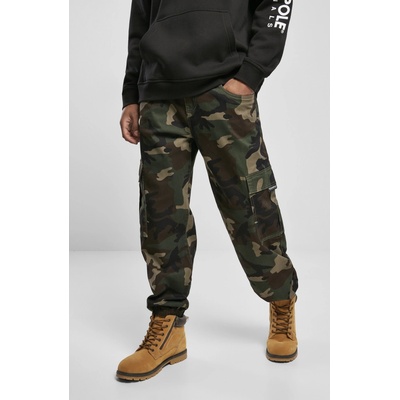 Nohavice Southpole Pánske Cargo wood camo