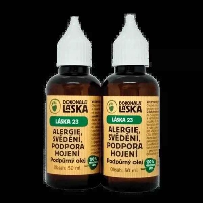 Dokonalá Láska 23 Alergie hojení svědění podpůrný olej 100 ml