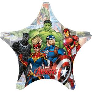 Amscan Балон от фолио джъмбо звезда - Avengers 71 см