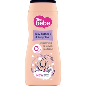 Teo bebe Шампоан за коса и тяло Tео bebe - Лавандула, 200 ml (15823)