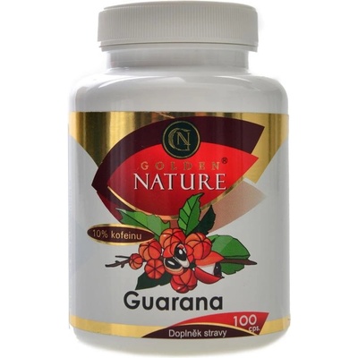 Golden Nature Guarana 10% kofeínu 100 tabliet