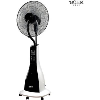 Вентилатор с водна мъгла, електрически, bÖhm bsp40-ra, 90w, 16", 122 см, 3 л резервоар, 3 скорости, дистанционно управление, на колела (et15275)