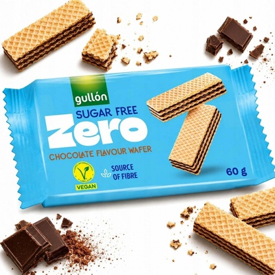 Gullón Chocolate wafer Oplatky plněné čokoladovým krémem 60 g