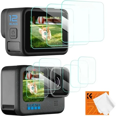 K& F Concept Протектор за LCD дислпей за GoPro Hero 9/10/11/12 стъкло 0, 3 mm 3бр