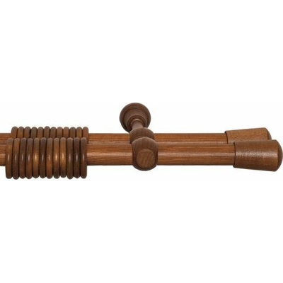 Inteza Viking sada drevenej garniže Orech, 120cm dvojitá