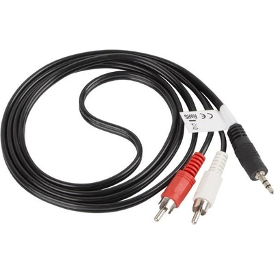 Lanberg miniJack 1.5m CA-MJRC-10CC-0015-BK