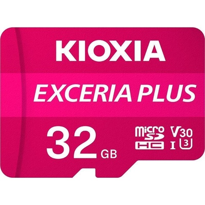 Kioxia Exceria microSDHC Class 10 32GB Plus UHS-1 U3, LMPL1M032GG2-553611