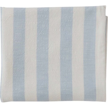 OYOY Покривка за маса Striped, 140 x 260 см, бяло-синя (L300302)