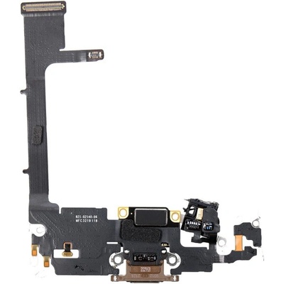 AppleKing nabíjecí a audio flex konektor pro iPhone 11 Pro - zlatý