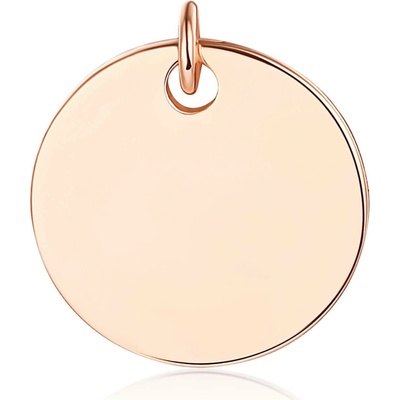 Olivie Stříbrný přívěsek KRUH ROSE 8079
