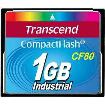 Image 1 of Transcend CompactFlash 1GB 80x (CF) (TS1GCF80)