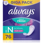 Always Daily Fresh Normal дамски превръзки парфюмиран 76 бр